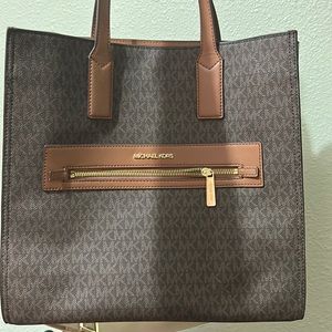 Michael Kors brown tote, NWT